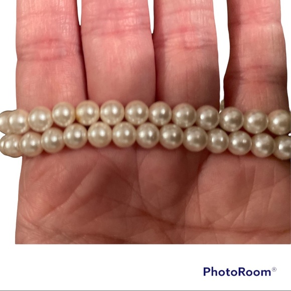 🌸 PEARL CHOKER NECKLACE & BRACELET SET (Youth/Child Size) - Picture 4 of 10